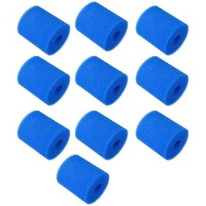 10 Stuks Filter Spons Vervangingen Voor Intex Type H Wasbare Herbruikbare Zwembad Filter Foam Spons Cartridge