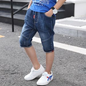 Zomer Kinderen Kleding Baby Jongens Shorts Toevallige Denim Shorts Voor Kinderen Grote Jongens Blauwe Kleur Jean Korte Broek Peuter kleding
