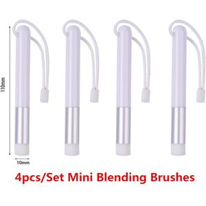 1Cm Diameter Mini Blending Brush Set Voor Mengen Inkt Een Eitje Schilderen Detail Borstels Dichte Nylon Haren Voor Diy scrapbooking
