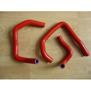 Silicone radiator slang fit voor KAWASAKI ZX6R NINJA 2005 2006 05 06 ROOD