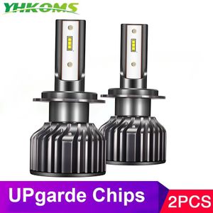 Yhkoms H1 H7 H8 H9 H11 Auto Led Mistlamp 9005 HB3 9006 HB4 Super Heldere Auto Led Licht 12V Canbus Auto Led Fog Lamp Wit
