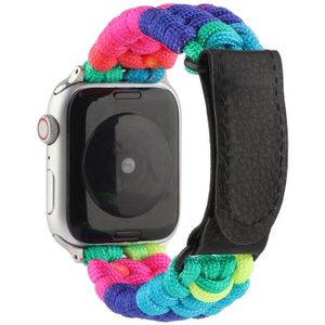 Rainbow Parachute Touw Riem Voor Apple Horloge 38/40/42/44Mm Armband Bands Voor Iwatch serie 5 4 3 2 1 Horlogeband Accessoires