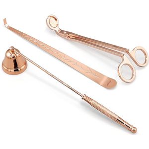 Praktische Kaarsendover, Lont Trimmer En Dipper, 3-In-1 Rvs Kaars Accessoires Set Voor Kaars Liefhebbers