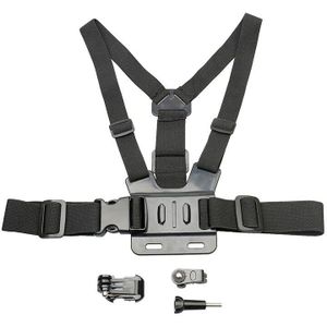 Verstelbare Telefoon Clip Houder Met Gopro Borst Riem/Head Strap Voor Iphone Samsung Huawei Xiaomi Smartphone Voor Outdoor Sport