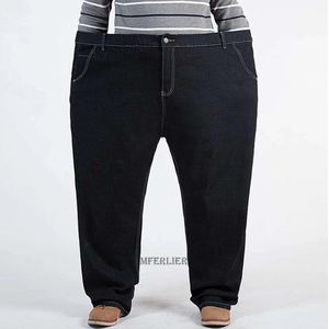 spring summer men jeans simple loose pants stretch elasticity plus size 8XL 9XL 10XL oversize straight jeans mferlier