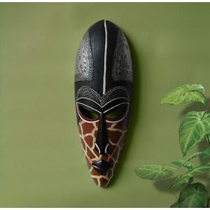 Europese Stijl Retro Exotische Hars Masker Opknoping Originele Afrikaanse Mensen Gezicht Maskers Muur Opknoping Artistieke Huishoudelijke Decoraties