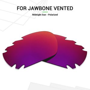 Mryok GEPOLARISEERDE Vervanging Lenzen voor Oakley Jawbone Vented Zonnebril Midnight Zon