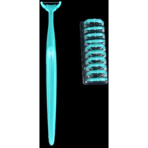 20 X Hoofd + 1Pc Tanden Stick Interdentale Dental Oral Care Schoon Borstel Tandenstokers Gereedschap Vervanging Dental Floss