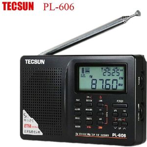 Originele Tecsun PL-606 Dsp Radio Fm Stereo/Mw/Sw/Lw Radio Ontvanger Digitale Full-Band Fm stereo Draagbare Radio