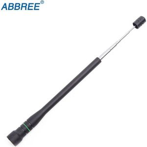 Abbree AR-775 Sma-Male High Gain Dual Band Telescopische Antenne Voor Walkie Talkie Tyt Wouxun KG-UV8D Twee Manier Radio