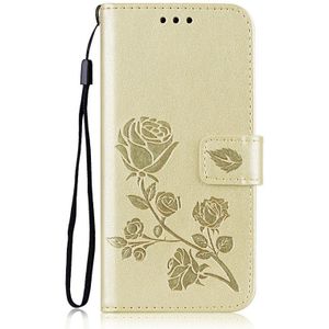 Leather Flip Case Voor Samsung Galaxy A51 Een 51 Kaartsleuven Wallet Case Voor Samsung A51 SM-A515F A515 A515F Rose bloem Telefoon Cover