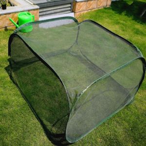 Tuin Kas Ademend Insect Doorschijnende Opvouwbare Kas Ruimtebesparend Tuin Planten Bloem Cover Tent
