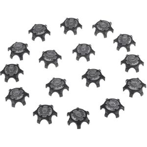 16Pcs Black Eenvoudige Vervanging Spikes Ultra Dunne Schoenplaten voor Golf Schoenen