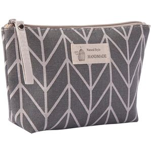PURDORED 1 pc Vrouwen Plaid Cosmetische Tas Reizen Make-Up Tas Bloem Make Up Zakken Voor Cosmetische Beauty Organizer