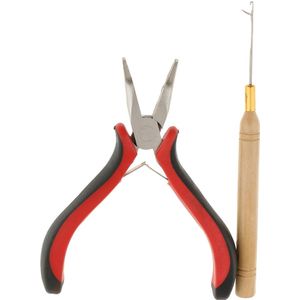 Snijden Tang Haak Gereedschap Kit Voor Hair Extensions Micro Ringen Loop Bead