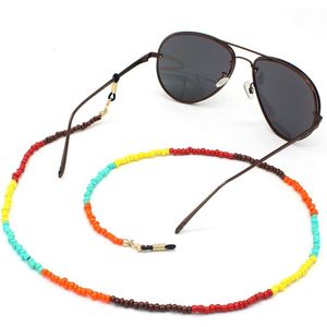 Mode Unisex Anti-Verloren Acryl Kralen Ketting Gezichtsmasker Lanyards Leesbril Chain Hals Bandjes Masker Cord Holder
