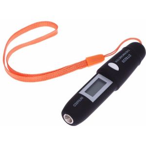 Non-Contact Mini Infrarood Thermometer Ir Temperatuur Meten Digitale Lcd Display Infrarood Thermometer Pen DT8220 Zwart