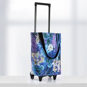 Winkelen Trolley Boodschappentas Met Wielen Rugzak Riemen Voor Vrouwen Reis Vakanties Camping Strand Spelen Picknick Karren