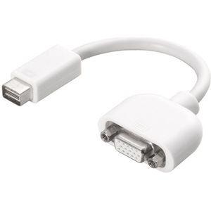 Mini Dvi Naar Vga Adapter Mannelijke-Vrouwelijke Monitor Video Adapter Kabel Voor Apple Macbook White Voor Multimedia Gebruik