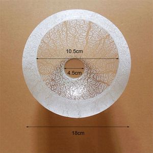 Verlichting Armatuur Fitting Wit Crack Effect Lampenkap Dubbele Opening Cover Ronde Sferische Glazen Kap Voor Tafellamp Kroonluchter