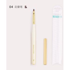 Japanse Stijl Manicure Borstel Nail Art Tool Franse Schuine Hoofd Lichttherapie Kleur Tekening Trekken Lijn Pen Uv Gel Nail borstel