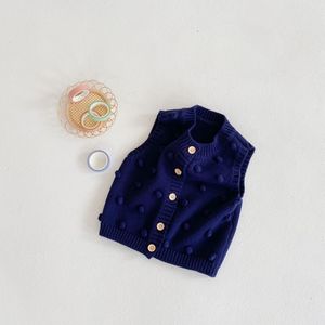 Herfst Jongens En Meisjes Baby Trui Gebreide Handgemaakte Vest Jas Veelzijdige Vest