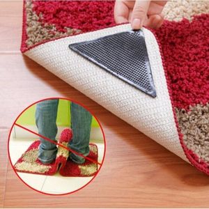 4/8Pcs Herbruikbare Home Vloerkleed Tapijt Mat Grijpers Hoek Zelfklevende Antislip Sticker Wasbare Siliconen grip Sticker Pads