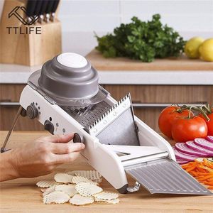 Ttlife Verstelbare Mandoline Slicer Professionele Rasp Met 304 Roestvrijstalen Messen Groente Cutter Keuken Accessoires