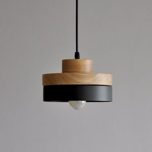 Moderne Indoor Houten Led Hanglamp Armatuur Armatuur Nordic Vierkante Slaapkamer Keuken Suspension Opknoping Lampen Woondecoratie