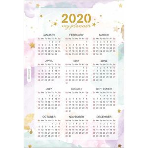 Fromthenon Jaar Kalender Divider Home Pagina Aquarel Refill Voor Spiraal Planner A5A6 Dagboek Accessoires School Briefpapier