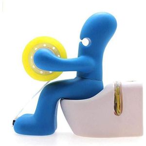 1Pcs Creatieve Cartoon Tape Houder Desktop Organizer En Paperclip Bureau Pen Hold Student Schoolbenodigdheden