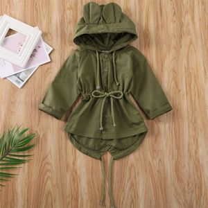 Peuter Kids Baby Meisjes 3D Oor Hoodie Tops Coat Capuchon Uitloper Clothestrench