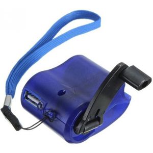 Outdoor Emergency Draagbare Hand Macht Dynamo Hand Crank USB Opladen Lader Universele