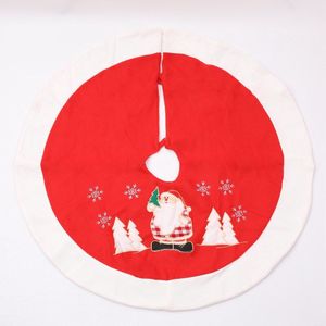 Kerstboom Rok Kerstman Tapijt Borduurwerk Decoratie Dia 90cm Huishoudelijke Ornament Mat 2 Stijlen Xmas Boom Rok