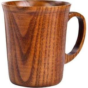 Jujube Mok Houten Koffie Bier Mokken Hout Cup Handgemaakte Thee Cup Met Handvat