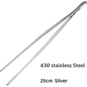 Garnettang Pincettang met gekartelde punten, comfortabel geribbeld handvat Verkoperd/verguld-20cm/25cm/30cm