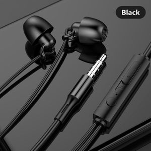 In-Ear Bedrade Koptelefoon Voor Sleep Noise-Proof Wired Controle Universele Muziek Oordopjes Met Microfoon Voor Mobiele Telefoon pc Tablet Laptop
