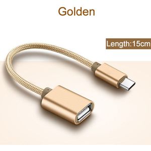USB-C Otg Adapter Kabel Voor Xiaomi Mi 9 10 11 9T 10T 11T Pro Lite Poco X3 pro F3 M3 M4 Pro 5G Type C Usb Otg Kabel Converter