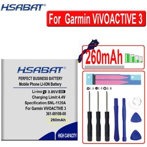 Hsabat 260 Mah 361-00108-00 Batterij Voor Garmin Vivoactive 3 Muziek Horloge Li-Po NL28LL31B03OC