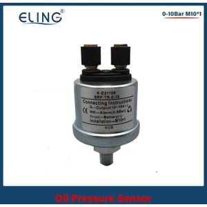 Kus 52Mm 0-5Bar 0-10Bar Oliedrukmeter Auto Boot 0-75Psi 0-145Psi Rood Geel Beschikbaar Backlight Olie Druk Sensor