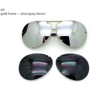 eyewear mannen vrouwen mode P8478 cool zomer stijl zonnebril zonnebril verwisselbare lens 8478 met glazen case auto