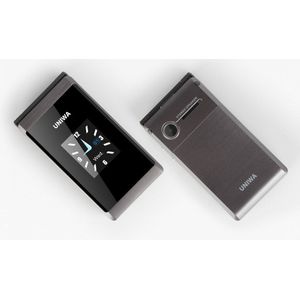 Uniwa X28 2G Gsm Clamshell Flip Mobiele Telefoon Senior Grote Drukknop Mobiele Telefoons Dual Sim Fm Radio Russische hebreeuws Toetsenbord
