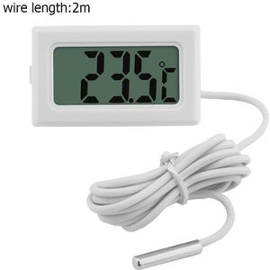 Waterdichte Aquarium Fish Tank Thermometer Met Sonde, Auto Koelkast Air Banketbakker Digitale Elektronische Temperatuurmeter Meter