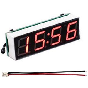 3 In 1 Diy Automotive Draagbare Temperatuur Home Decor Mini Nachtkastje Elektronica Desktop Led Display Digitale Klok