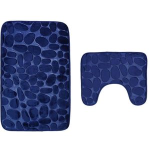 2 stks/set Badkamer Wc Tapijt Mat Non Slip Extra Mat Zuig Grip Met Rubber Backing Trechter Geplaveide Bad Anti- slip Tapijt