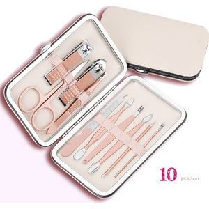 Nagelknipper Tool Set Professionele Rvs Nail Schaar Clipper Tweezer Gereedschap Familie Voet Handverzorging Set