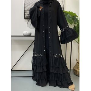 Model Kaftan In Dubai Arabisch Kralen Ontwerpen Islamitische Turkije Vrouwen Kleding Elegante Indonesië Moslim Abaya