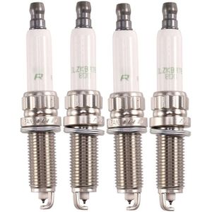 4 Stuks Auto Metalen Bougie Iridium Platina Bougie 95770 ILZKBR7B8DG 0242129512, Voor Peugeot Citroen Mini Cooper