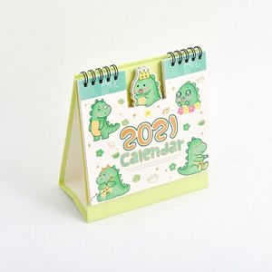 Coloffice Cartoon Bureau Kalender Student Leuke Mini Notepad Kalender Desktop Werk Plan Boek Kalender 15X16X7.4cm,1Pc