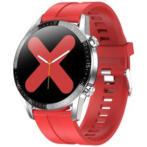 Microwear L13 Ecg Smart Horloge 24 Uur Hartslag Monitoring Smartwatch Voor Android Ios Bluetooth Sport Tracker Rode Horloges